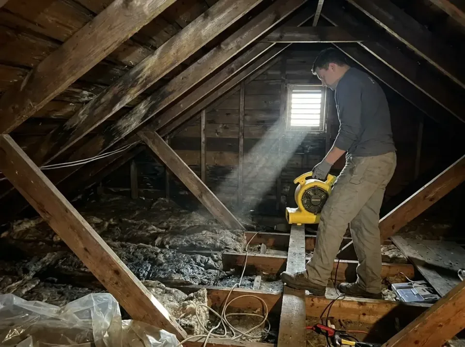 attic-water-damage-drying-proc-007 — frequently asked questions, Emergency Water Extraction & 24/7 Flood Response in Rogers,…